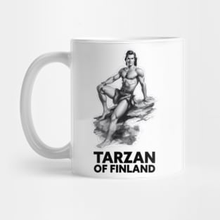 Tarzan of Finland - Funny LGBT Gift based on Books of Edgar Rice Burroughs Mug